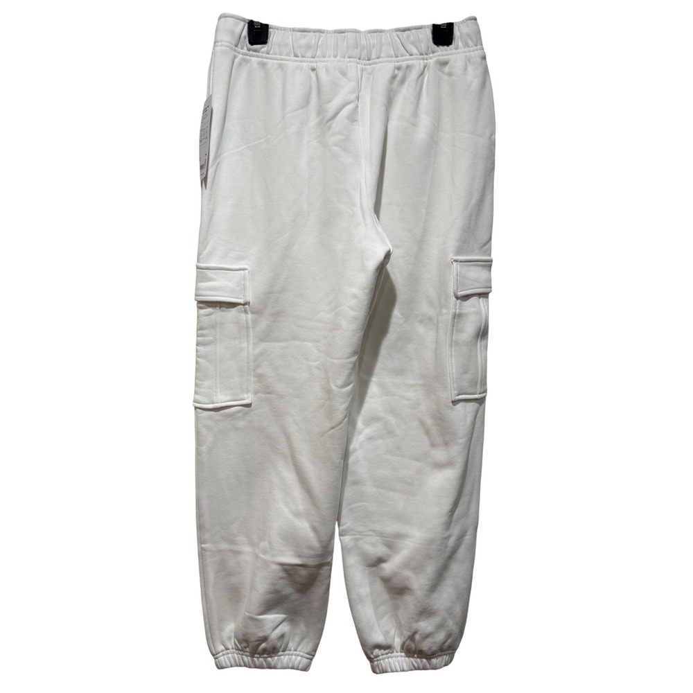 NWT Athleta Heavyweight Terry Cargo‎ Jogger Pants S Petite Ivory Off-white Cargo - Picture 4 of 11